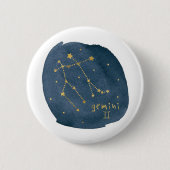 Badge Rond 5 Cm Gemini (Devant)