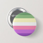 Badge Rond 5 Cm Genderfae pride (Devant & derrière)