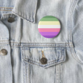 Badge Rond 5 Cm Genderfae pride (En situation)