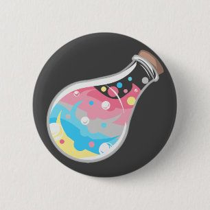 Badge Rond 5 Cm Genderflux Pride potion Button