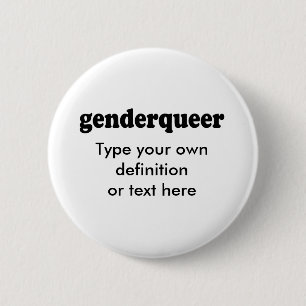 BADGE ROND 5 CM GENDERQUEER