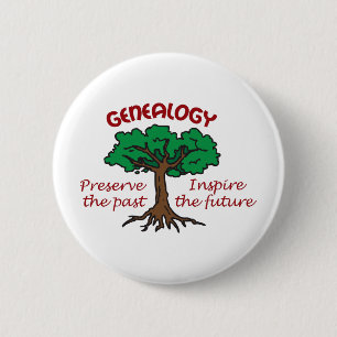 BADGE ROND 5 CM GÉNÉALOLOGIE