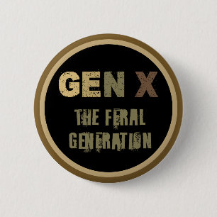 Badge Rond 5 Cm Génération X : Génération Feral