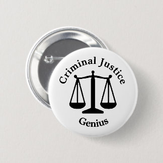 Badge Rond 5 Cm Génie de justice pénale