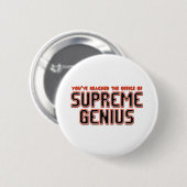 Badge Rond 5 Cm Génie suprême (Devant & derrière)