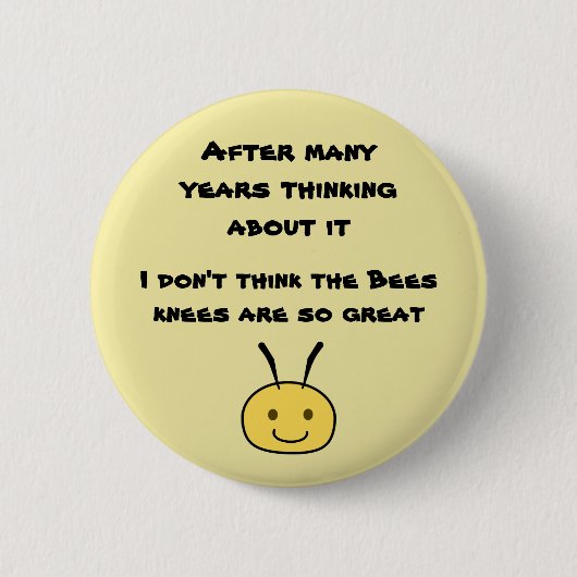 Badge Rond 5 Cm Genoux des abeilles (Devant)