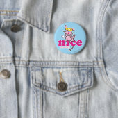 Badge Rond 5 Cm Gentil en grande partie (En situation)