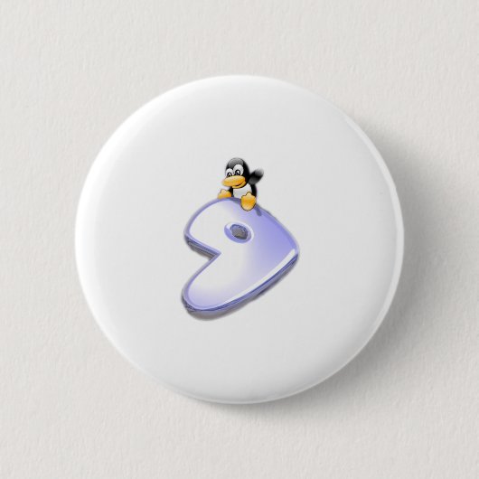 Badge Rond 5 Cm Gentoo Linux (Devant)