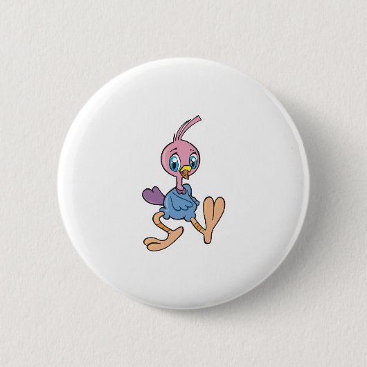 Badge Rond 5 Cm géocoucou mignon (Devant)