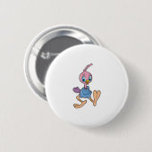 Badge Rond 5 Cm géocoucou mignon (Devant & derrière)