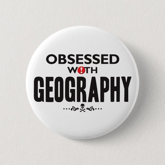 Badge Rond 5 Cm Géographie hantée (Devant)