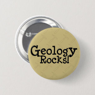 Badge Rond 5 Cm géologie rocks!