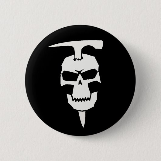 Badge Rond 5 Cm Géologue de pirate (Devant)