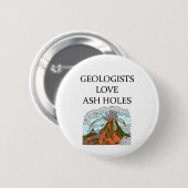 Badge Rond 5 Cm Géologues (Devant & derrière)