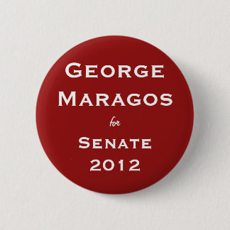 Badge Rond 5 Cm George Maragos pour le bouton de sénat