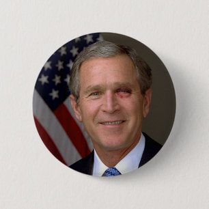 Badge Rond 5 Cm George W. Bush