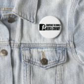 Badge Rond 5 Cm George W. Bush (En situation)