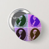 Badge Rond 5 Cm George Washington (Devant & derrière)