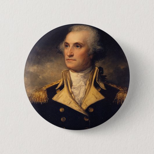 Badge Rond 5 Cm George Washington (Devant)