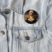 Badge Rond 5 Cm George Washington (En situation)