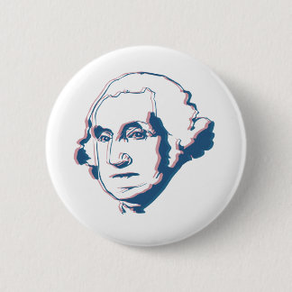Badge Rond 5 Cm George Washington dans 3d