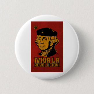 Badge Rond 5 Cm George Washington : La Revolucion de vivats !