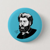 Badge Rond 5 Cm Georges Bizet (Devant)