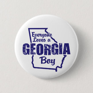 Badge Rond 5 Cm Georgia Boy