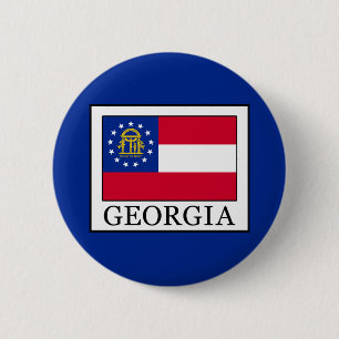 Badge Rond 5 Cm Géorgie