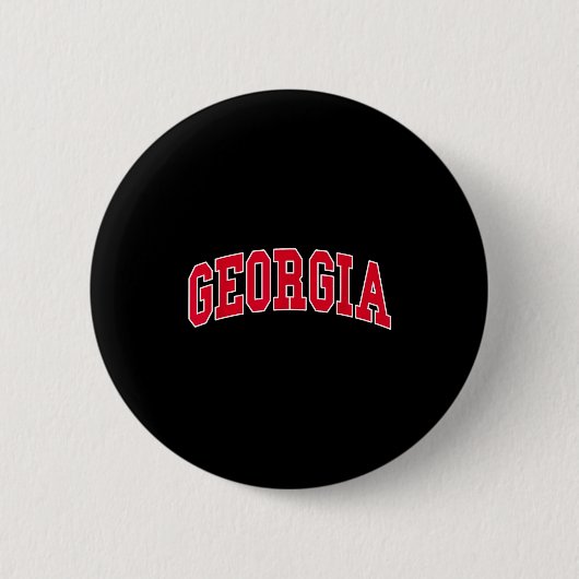 Badge Rond 5 Cm Géorgie - Conception Rétrospective - Clic (Devant)