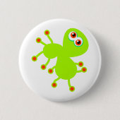 Badge Rond 5 Cm Germe vert (Devant)