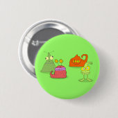 Badge Rond 5 Cm Germes (Devant & derrière)