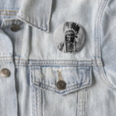 Badge Rond 5 Cm Geronimo (En situation)