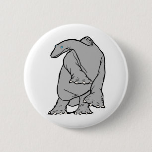 Badge Rond 5 Cm Gertie l'engin Dinosaur !