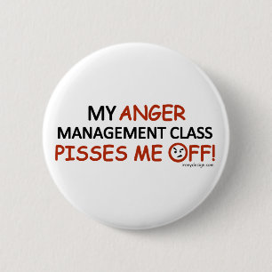 Badge Rond 5 Cm Gestion de colère