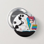 Badge Rond 5 Cm gestion du temps (Devant & derrière)