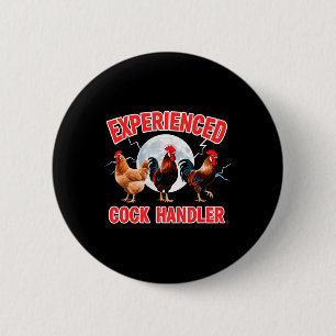 Badge Rond 5 Cm Gestionnaire expérimenté d'humour pour adultes ina