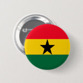 Badge Rond 5 Cm Ghana (Devant & derrière)
