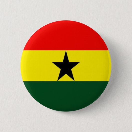 Badge Rond 5 Cm ghana (Devant)