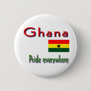 Badge Rond 5 Cm Ghana