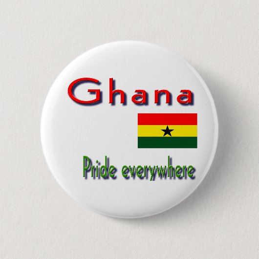Badge Rond 5 Cm Ghana (Devant)