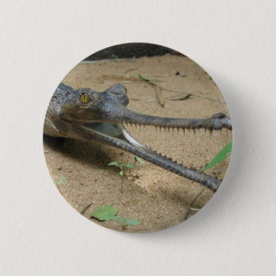 Badge Rond 5 Cm Gharial