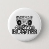 BADGE ROND 5 CM GHETTO BLASTER (Devant)