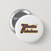 Badge Rond 5 Cm ghetto fabuleux (Devant & derrière)