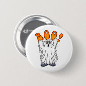 Badge Rond 5 Cm Ghomajorité Boo (Devant & derrière)