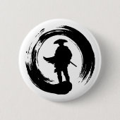 BADGE ROND 5 CM GHOST DE TSUSHIMA NINJA POSE LOGO (Devant)
