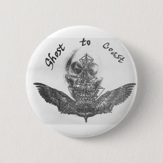 Badge Rond 5 Cm ghostship (Devant)