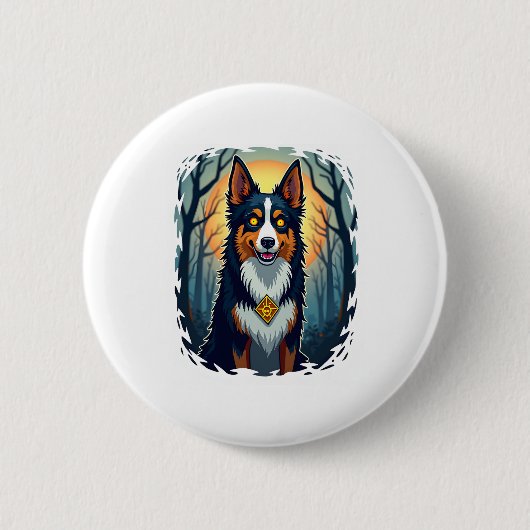 Badge Rond 5 Cm Ghoul Greyhound Dash (Devant)