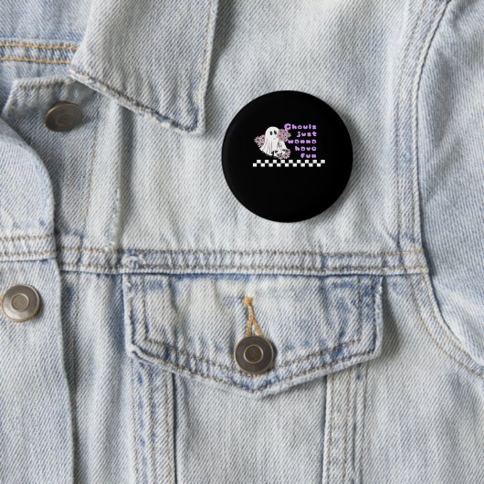 Badge Rond 5 Cm Ghouls veut juste s'amuser - Sloth dans un costume (En situation)