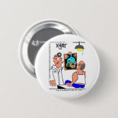 Badge Rond 5 Cm GI Tract Funny Gastro-intestinal Cadeaux Médicales (Devant & derrière)